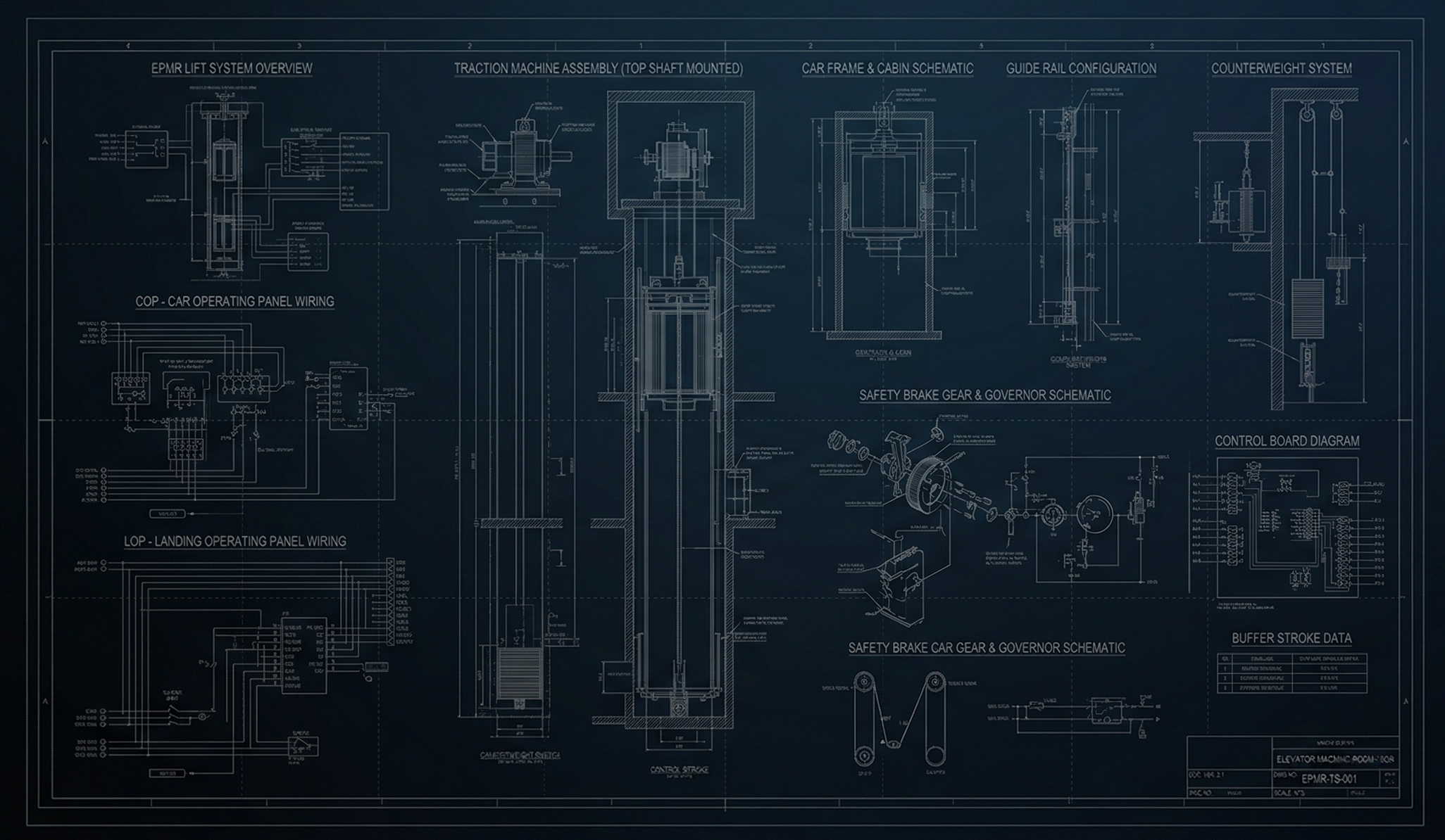 mesures ascenseur epmr